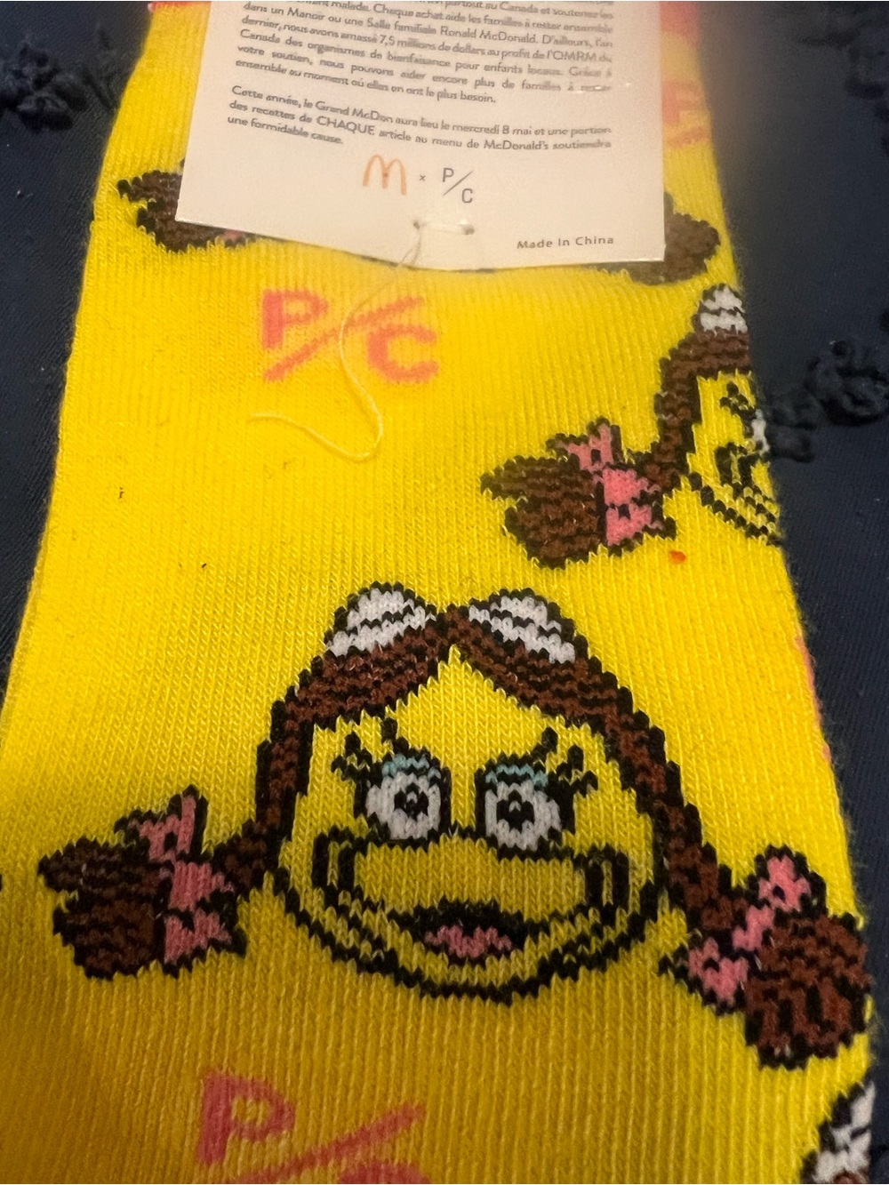 McDonald’s | Birdie Socks of the Peace Set Collective (NWT)🍒 Yellow & Pink, O/S
